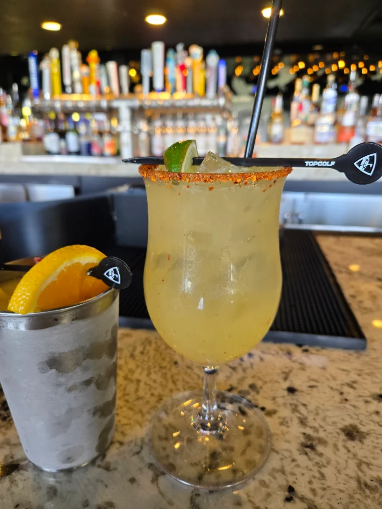 Margarita at Topgolf bar